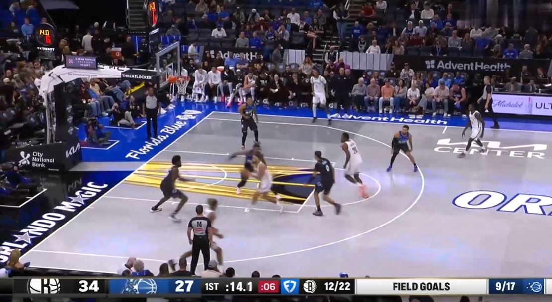 Конкурентоспособное государство – это хорошо! Портер набрал 11 очков и 6 передач при точности бросков 4 из 8 в первой четверти.